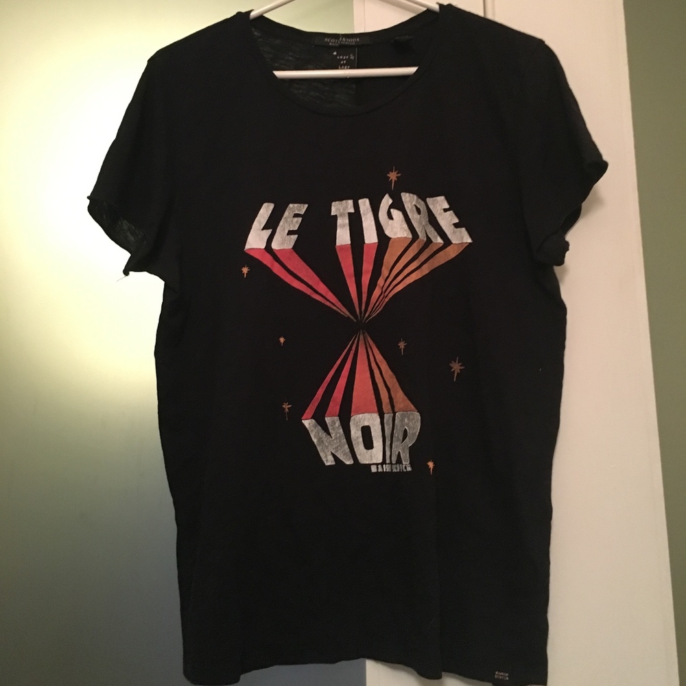 Scotch and Soda Distressed Graphic Tee